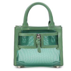 Brandon Blackwood kuei green mesh bag
